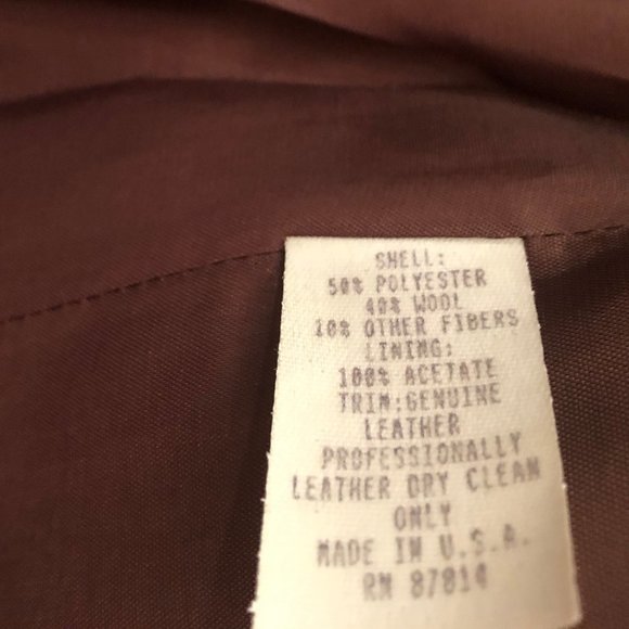 Neiman Marcus jacket woolen brown size 8 - Picture 5 of 8